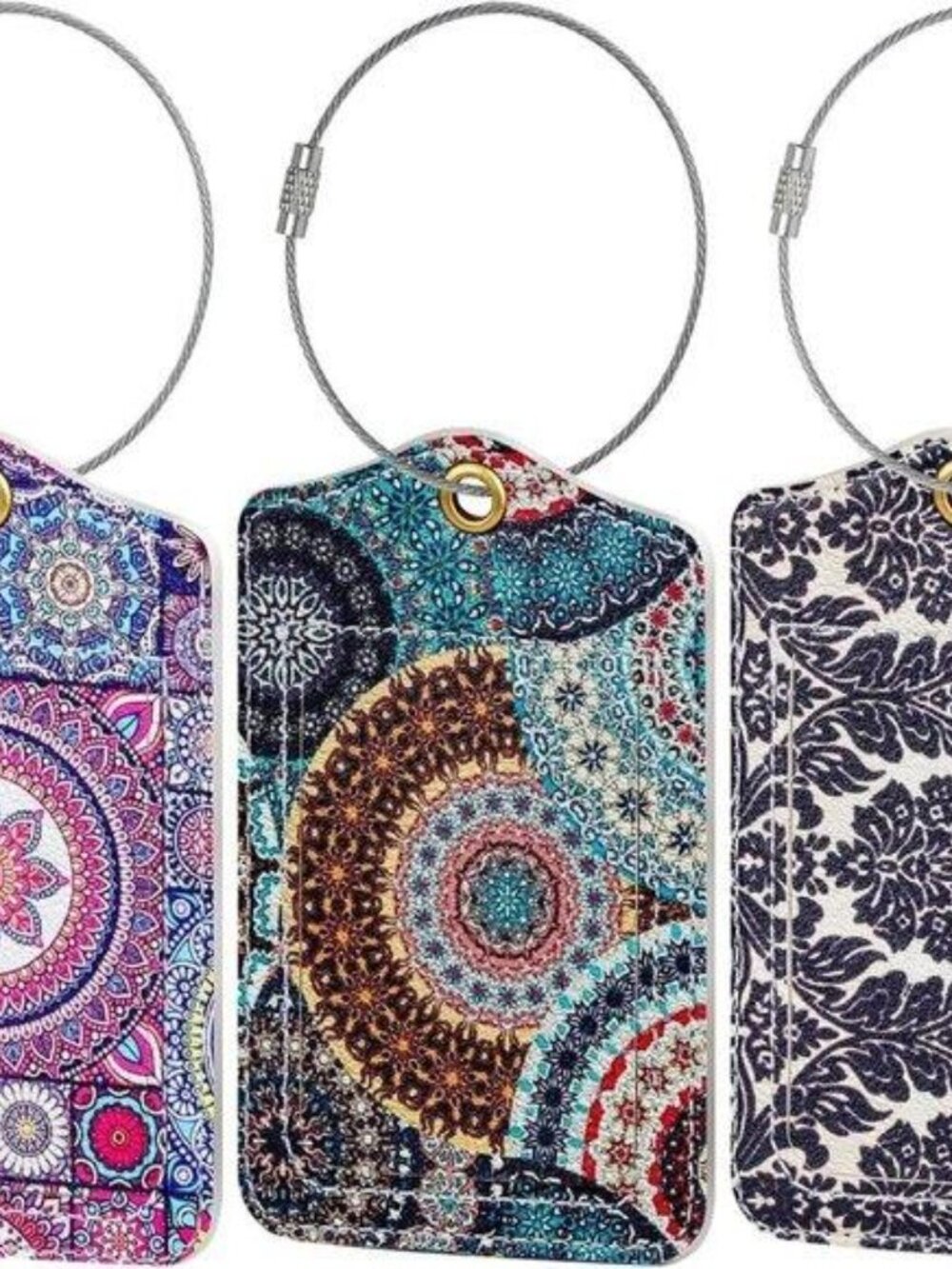 Luggage Tag, 3 Pack Travel Cruise Luggage Tags for Suitcases, Cute Suitcase Tags